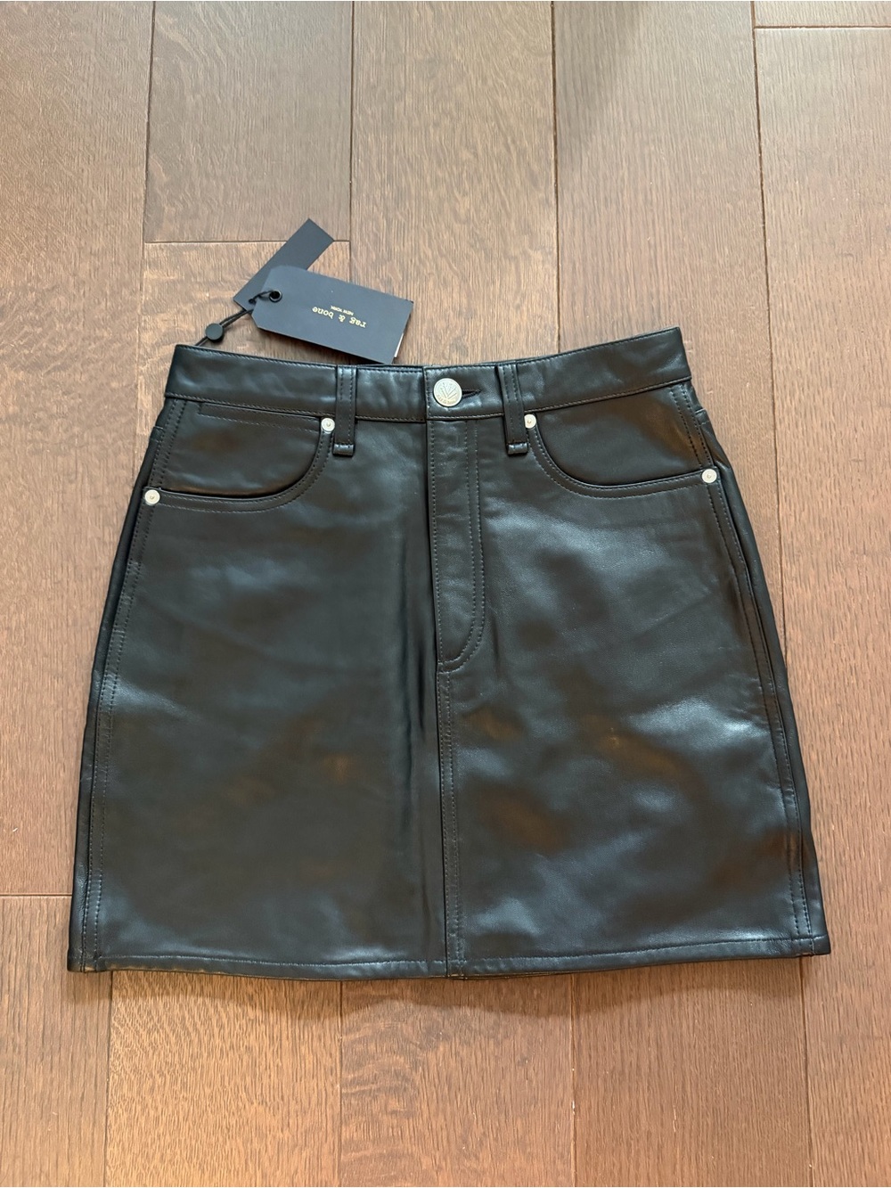 Rag & bone leather skirt size 26